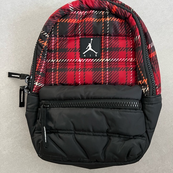 Jordan | Accessories | Jordan Red And Black Plaid Mini Backpack | Poshmark